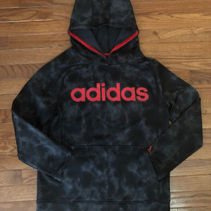 Boy’s Adidas Black and Gray Patterned Sweatshirt